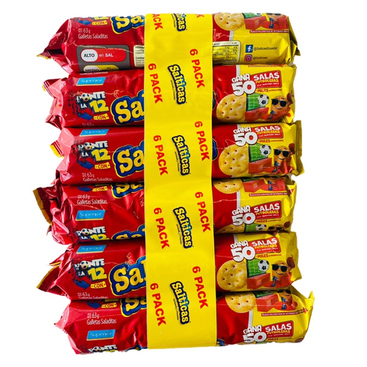 Galletas Original Salticas 6Pack 378GR