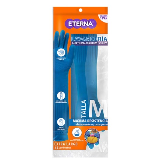 Guante Eterna Max Extra Largo 43 Cm Talla M