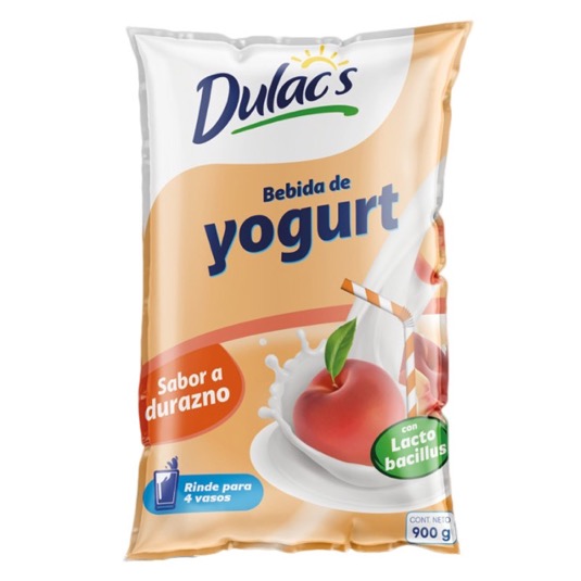 Yogurt Dulac´S Durazno Funda 900 Gr