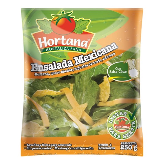 LECHUGA MEXICANA HORTANA 250GR