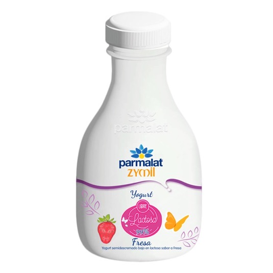 Yogurt Zymil Semidescremado Fresa 400 Ml