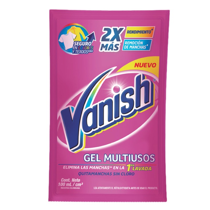 Quita Manchas Vanish Liquido Doypack Rosa Max 100