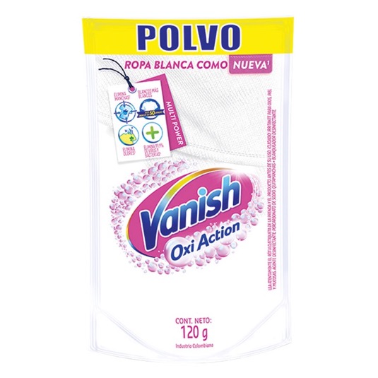 Quita Manchas Vanish Gold Blanco Doypack 120 Gr