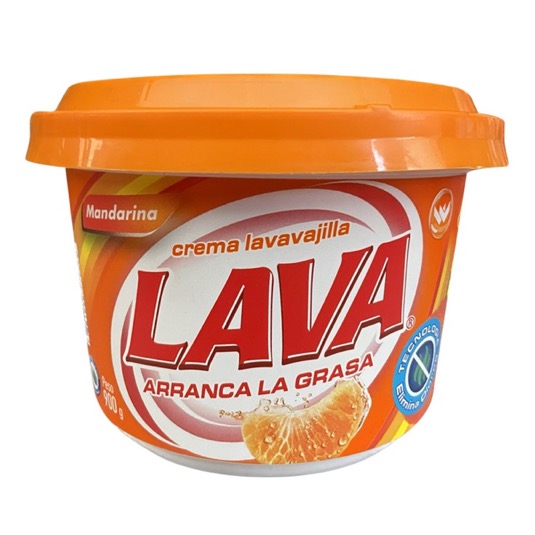 Crema Lavavajilla Lava Mandarina 900 Gr