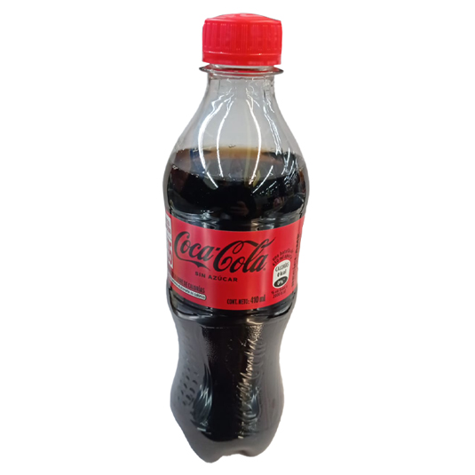 Gaseosa Coca Cola Sin Azúcar 410 ML