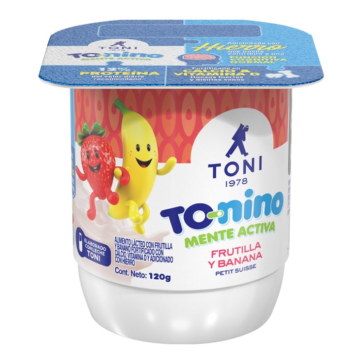Yogurt Toni Tonino Mente Activa Frut Banano 120 Gr
