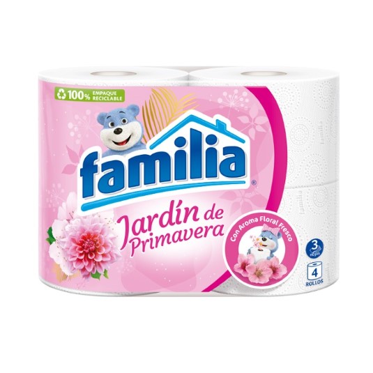 Papel Higienico Familia Jardin Primavera