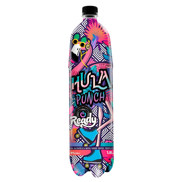 Vodka Hula Punch Ready 1.5 L Alc 7%