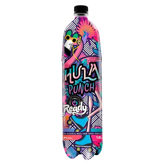 Vodka Hula Punch Ready 1.5 L Alc 7%
