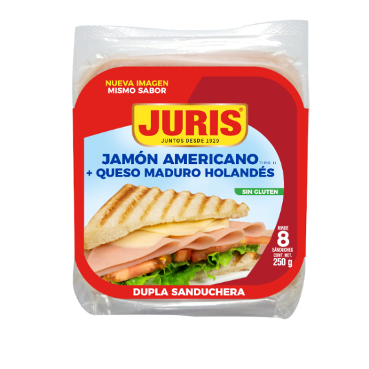 Dupla Sanduchera Queso Maduro Holandés + Jamón Americano Tip