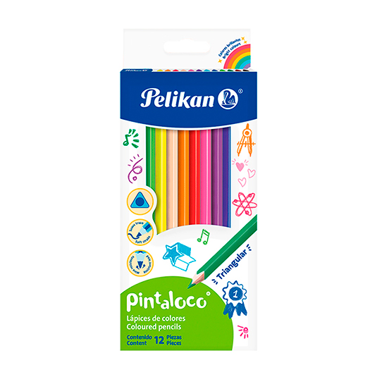 Lapices De Colores Pelikan Grande # 30330303 X 12