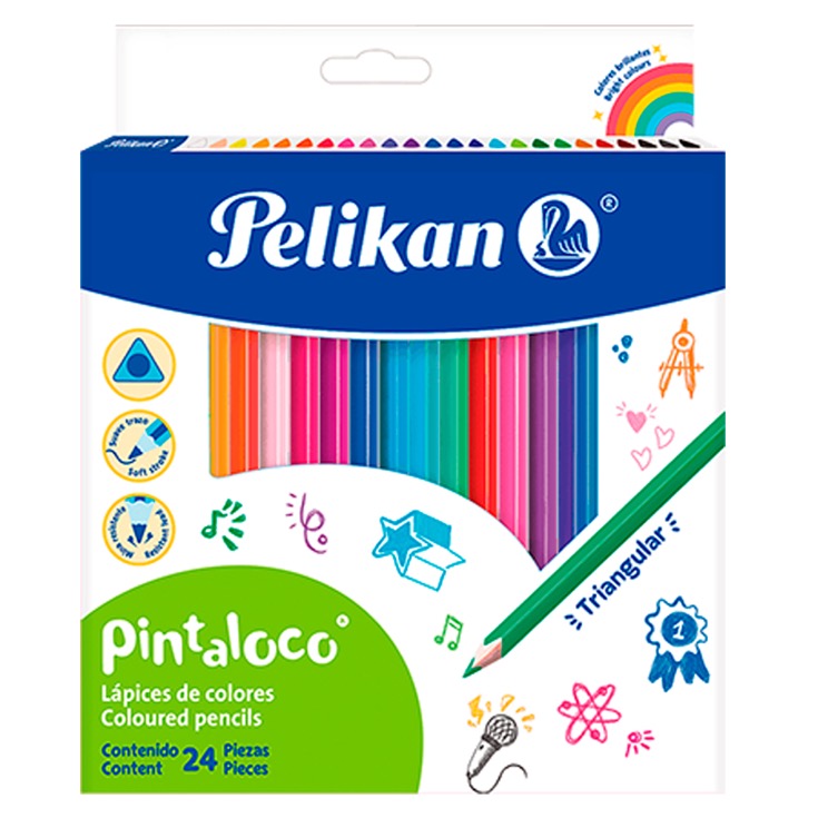 Lapices De Colores Pelikan Grande # 30330303 X 12 