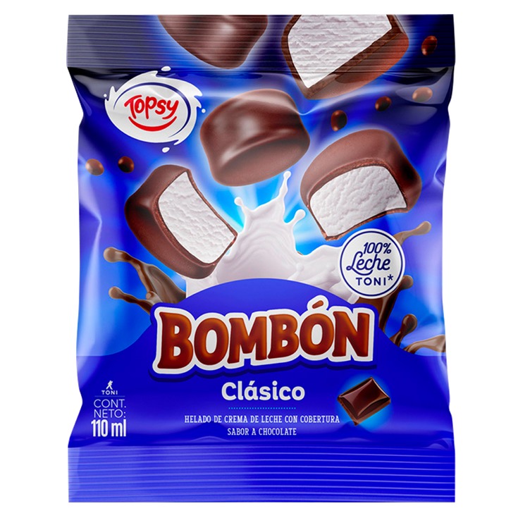 Helado Bombon Clasico Topsy 110Ml