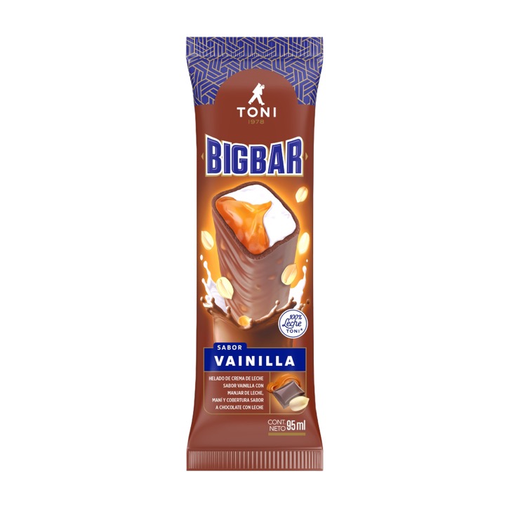 Helado Big Bar Vainilla Toni 70Ml
