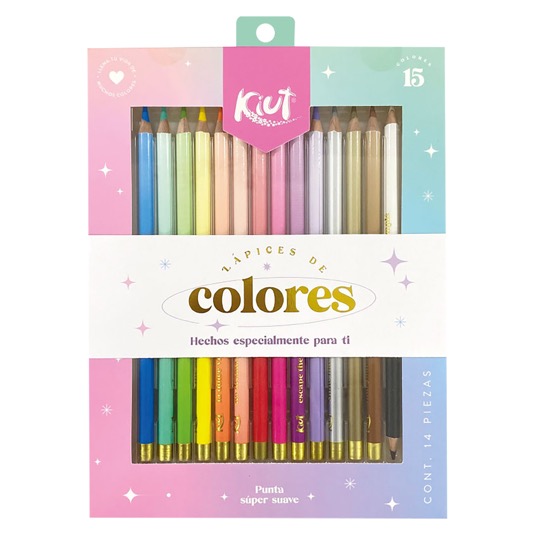 Caja De Colores Kiut X 15 Unidades