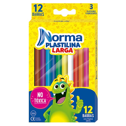 Lápices De Color Norma Premium 15 Colores Largos