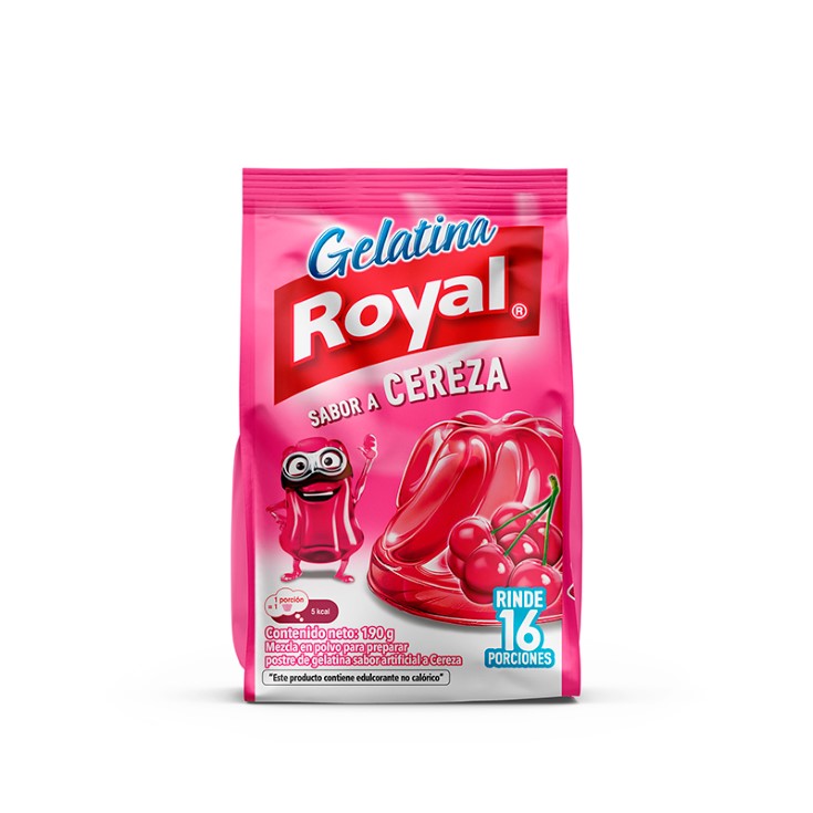 Gelatina Royal Cereza 190G