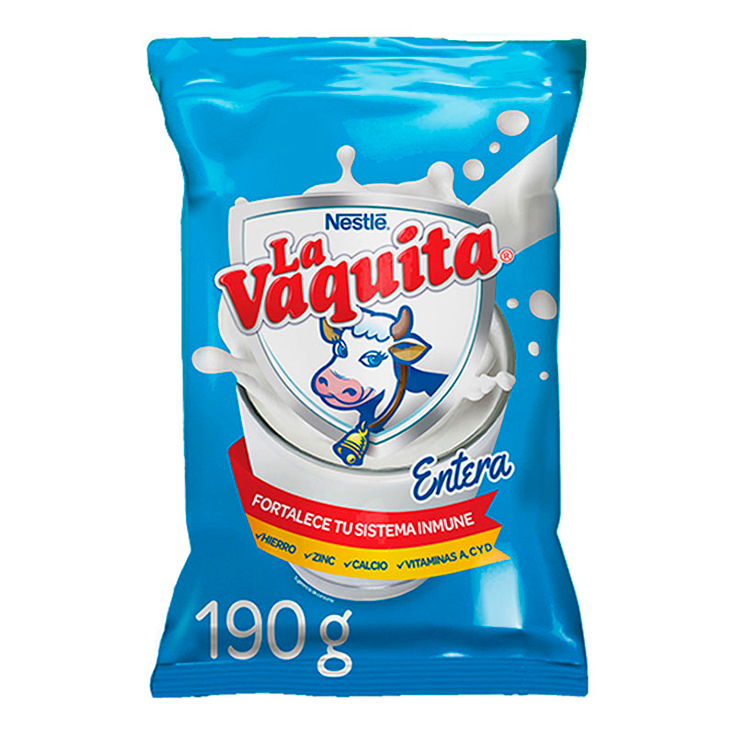 Leche En Polvo Instantanea La Vaquita 190 Gr