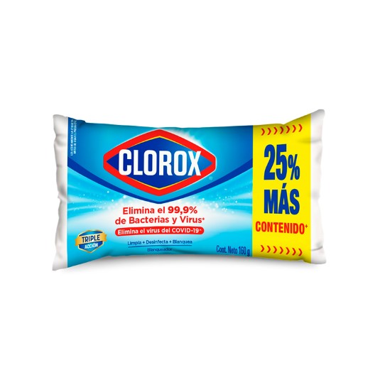Cloro Blanqueador Original Clorox 160Gr