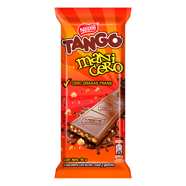 Chocolate Tango Manicero 90 Gr Chocolate Tango Manicero 90 Gr