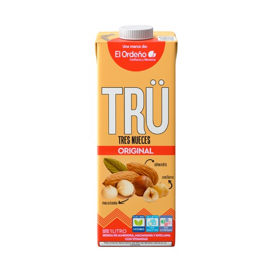 Bebida 3 Nueces Con Azucar Tru 1l