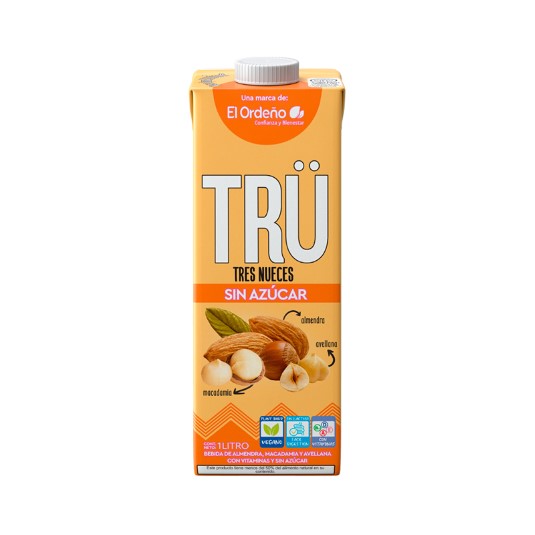 Bebida 3 Nueces Sin Azucar Tru 1l