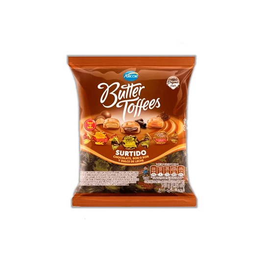 Caramelo Masticable Butter Toffees Surtido 140gr