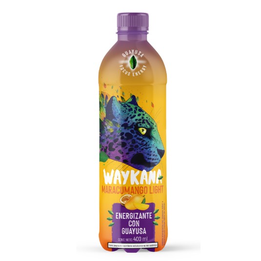 Energizante Waykana Pet Sabor Maracuya Con Mango Light 400 M