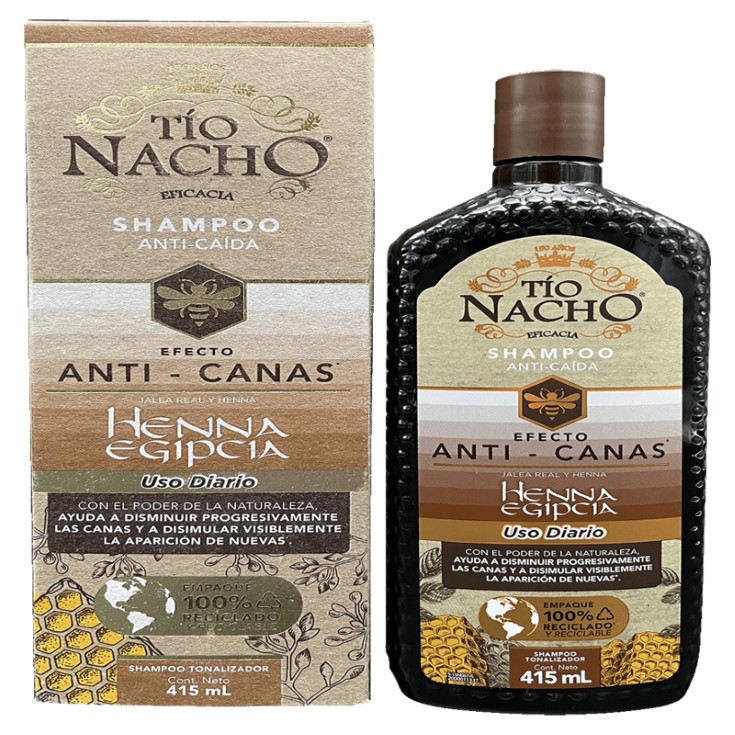 Shampoo Tio Nacho Sustentable Henna Glb 415ml