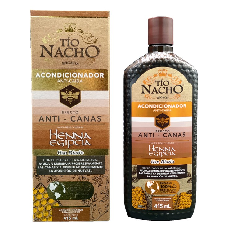 Acondicionador Tio Nacho Sustentable Henna Glb 415ml