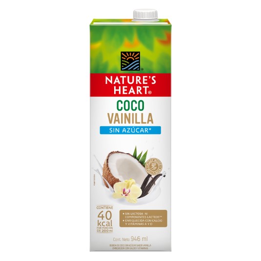 Bebida Nature´S Heart De Coco Y Vainilla 946 Ml
