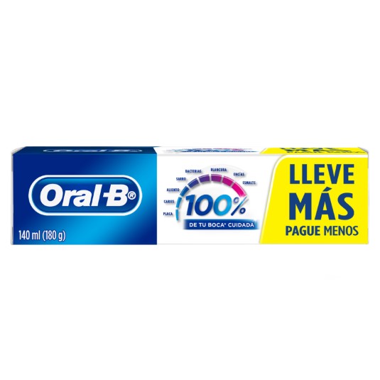 Pasta Dental Oral B 100% 140 Ml