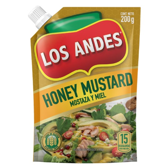 Aderezo De Mostaza Y Miel Los Andes Doypack 200Gr