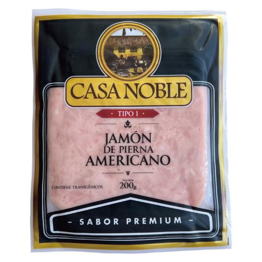 Jamon De Pierna Americano Casa Noble 200 Gr.