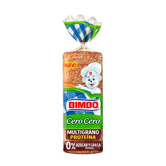 Molde Bimbo Cero Multigrano 600Gr