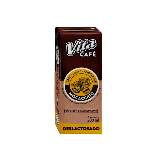 Carton Vita Cafe Mocaccino Deslactosado 200Ml