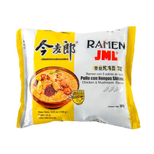 Ramen Jml Pollo Con Hongos Shitake Fnd 109Gr