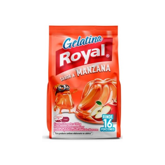 Gelatina Royal Manzana 190G
