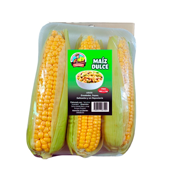 Maiz Dulce Agricola Sustentable Bandeja