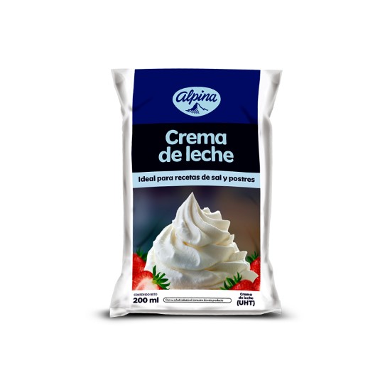 Crema De Leche Alpina 200Gr