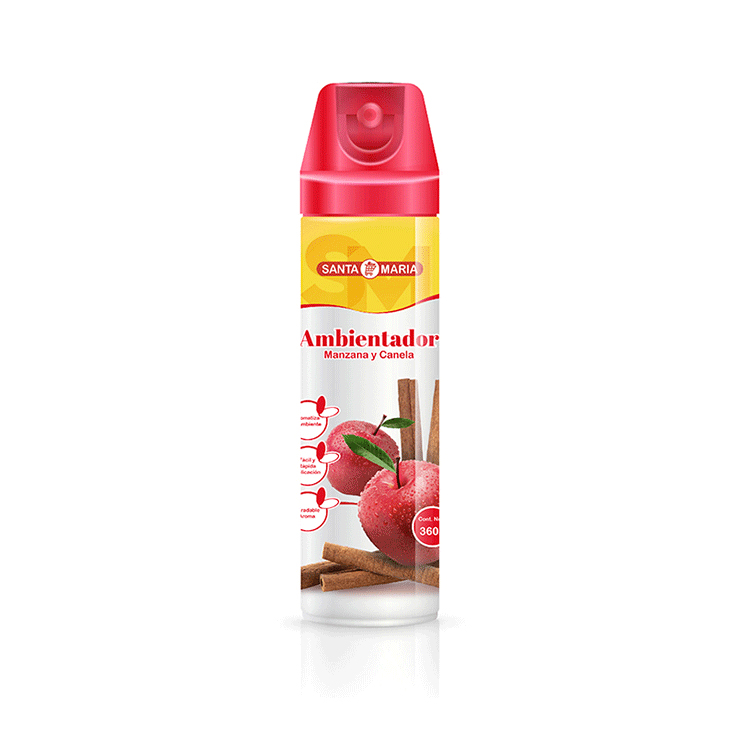 Ambiental Spray Manzana Y Canela Santa Maria 360Ml