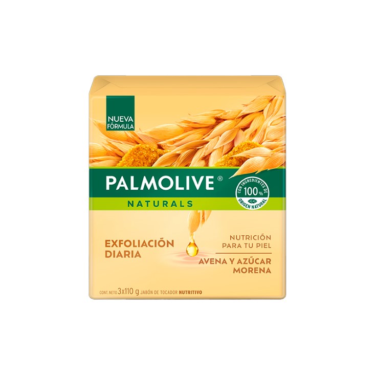 Jabon Palmolive Avena Y Azucar 3 Pack 110 Gr Jabon Palmolive Avena Y Azucar 3 Pack 110 Gr