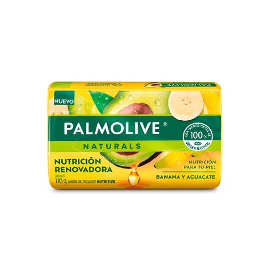 Jabon Palmolive Banana Y Aguacate 3 Pack 110 Gr