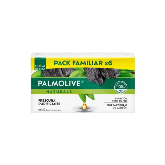 Jabon Palmolive Carbon 6 Pack 110 Gr