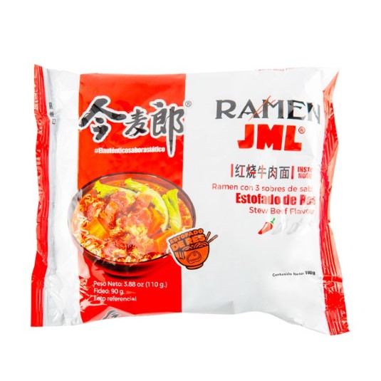 Jml Ramen Instantaneo Sabor A Carne Estofado Fda 110 Gr