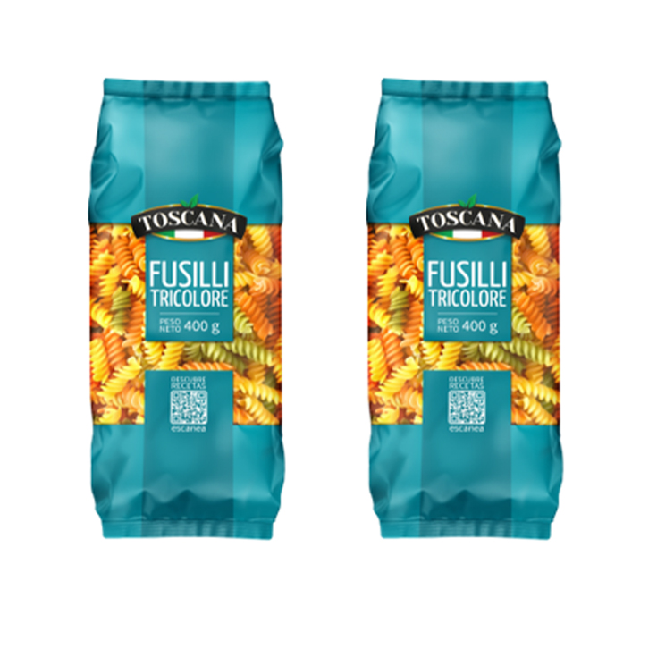 Toscana Bipack Fusilli Tricolor 400Gr
