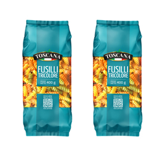 Toscana Bipack Fusilli Tricolor 400Gr
