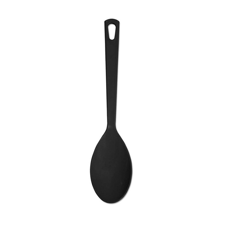 Cuchara Nylon Negro Casa Pica 6Cm De Ancho X 28.2