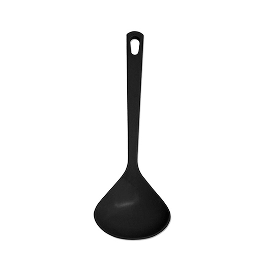 Cucharon Nylon Negro Casa Pica 9Cm De Ancho X 28.2