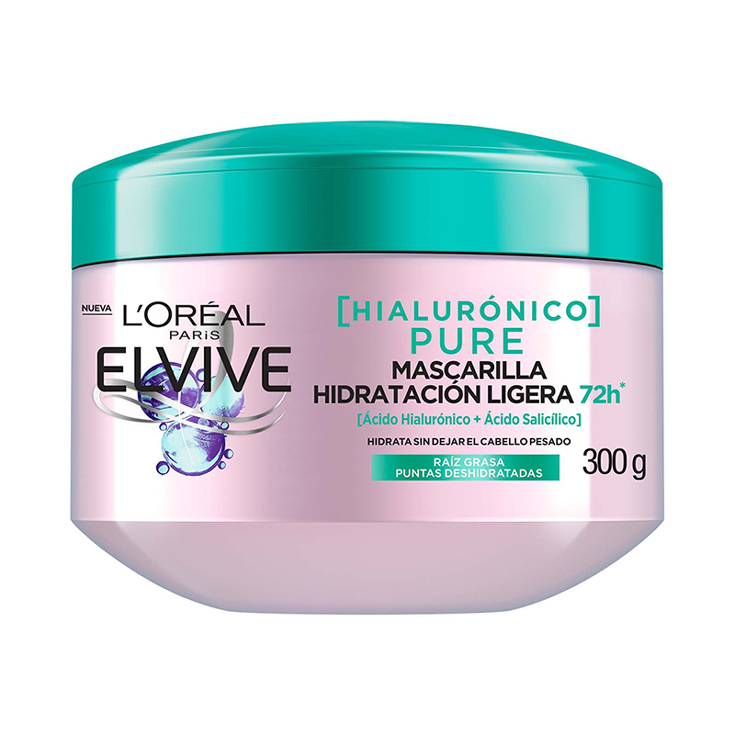 Tratamiento Elvive Mascarilla Hialuronico Pure 300 Gr